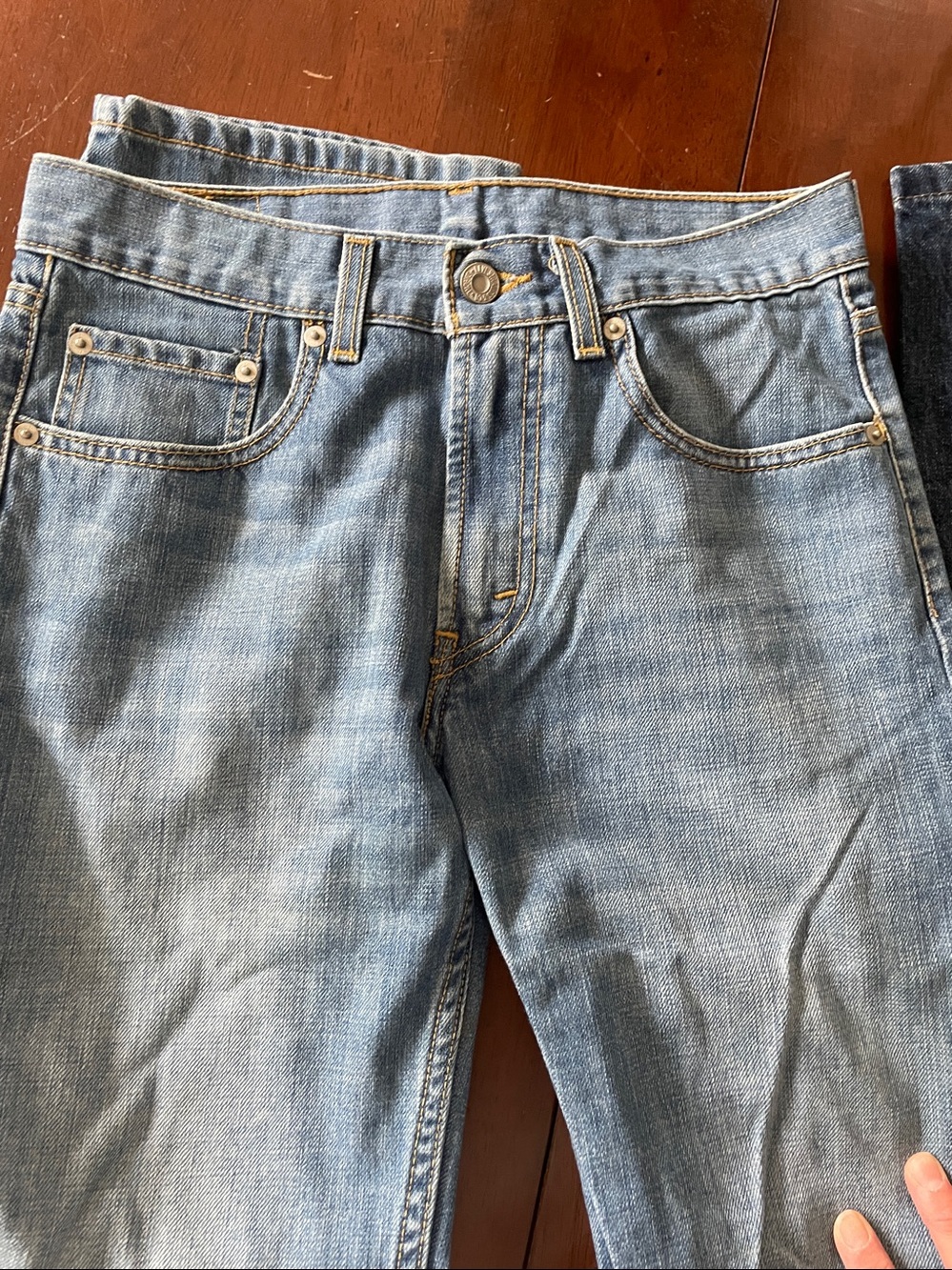 Boys 514 Slim Straight Levi Jeans - Picture 5 of 7